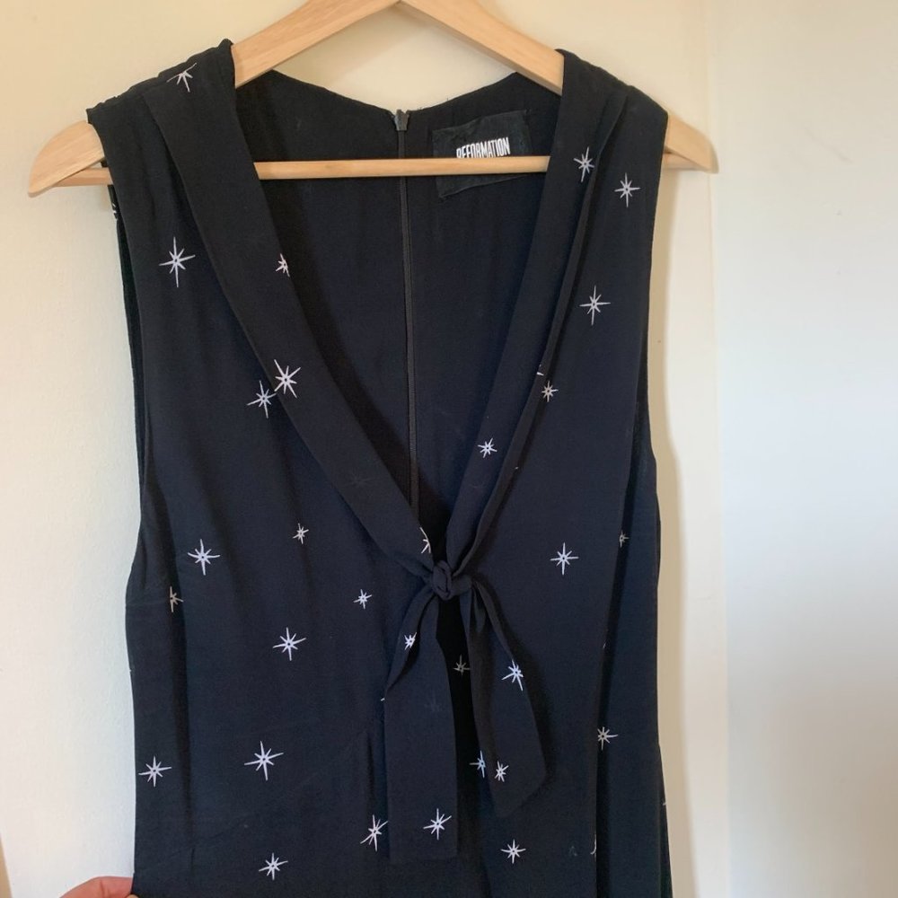 REFORMATION ASHTON DRESS CONSTELLATION - Picture 4 of 11